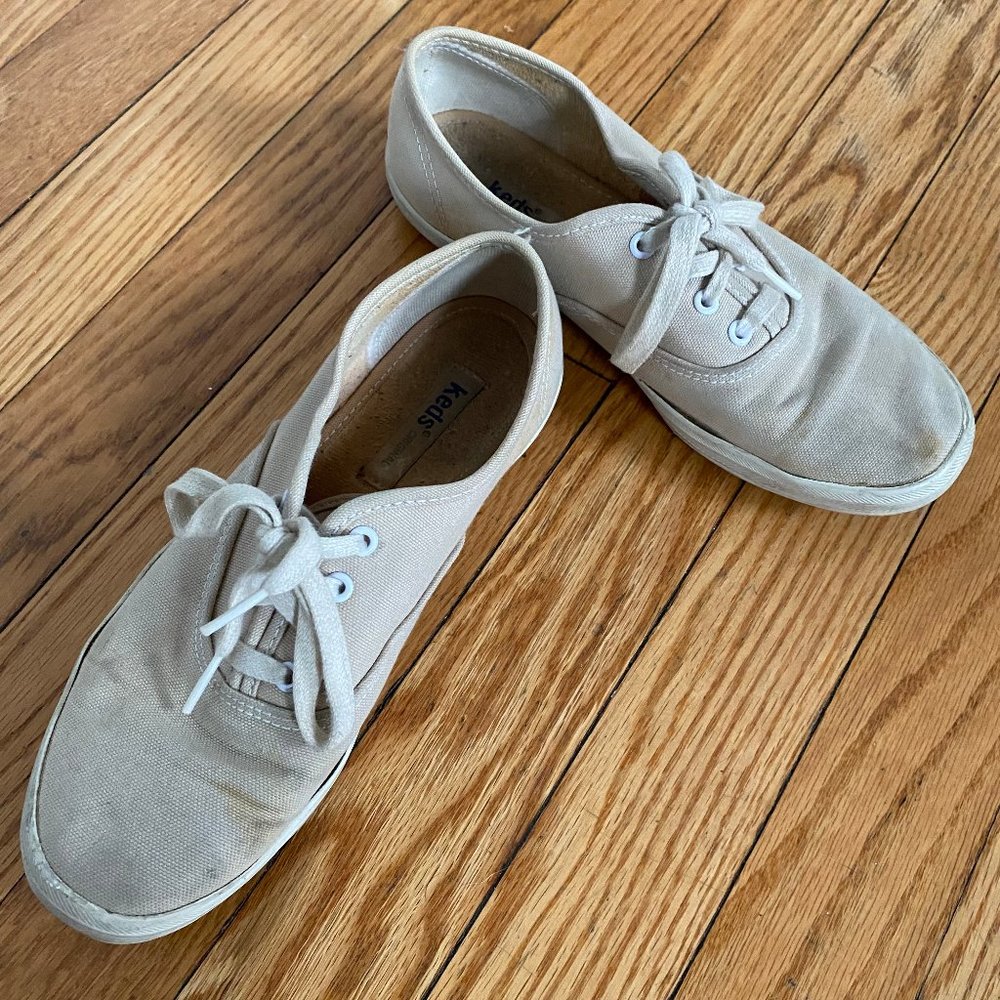 Cream Keds size 6